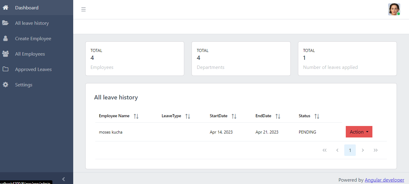 Leave Management System